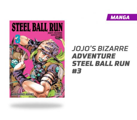 JOJOS BIZARRE ADVENTURE STEEL BALL RUN NÚMERO 3