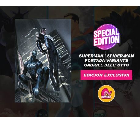Superman Spiderman - Portada exclusiva Gabriel Dell' Otto