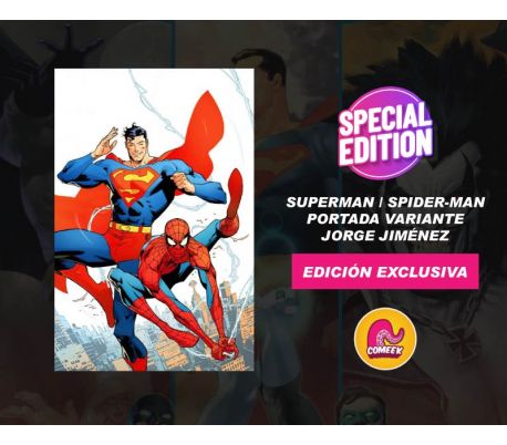 Superman Spiderman - Portada exclusiva Jorge Jiménez 