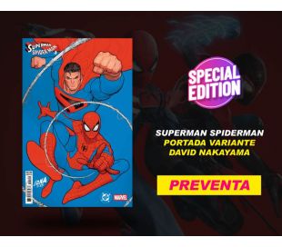 Superman Spiderman - Portada variante David Nakayama (PREVENTA)