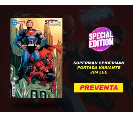 Superman Spiderman - Portada Variante Jim Lee (PREVENTA)