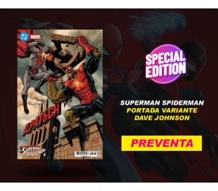 Superman Spiderman - Portada Variante Dave Johnson (PREVENTA)