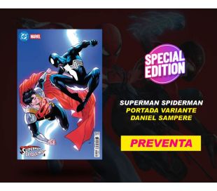 Superman Spiderman - Portada variante Daniel Sampere (PREVENTA)