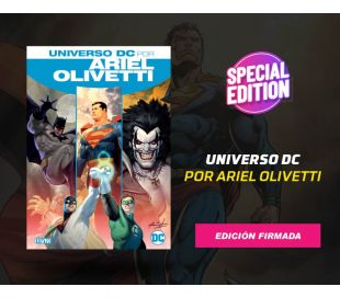 Universo Dc de Ariel Olivetti Edición Firmada