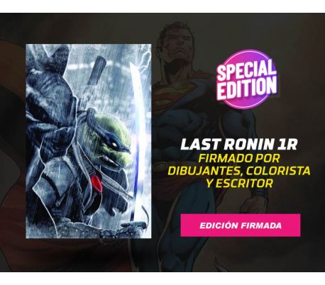 Teenage Mutant Ninja Turtles The Last Ronin número 1R Metalizado Firmado
