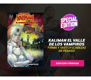Kaliman Valle de los vampiros número 1 con arte original de Pegaso