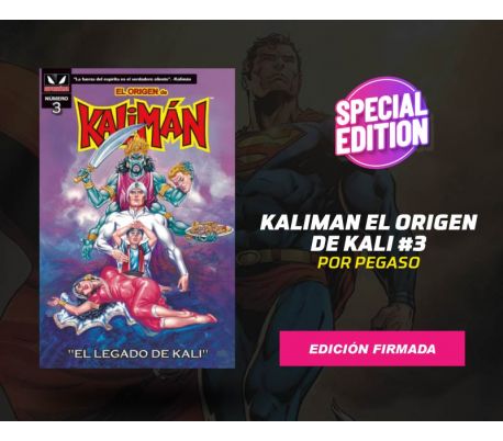 Kalimán el origen de Kali número 3 autografiado