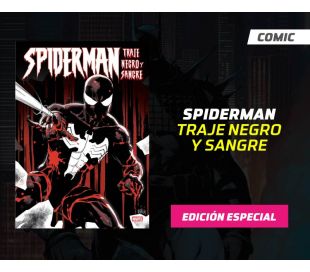SPIDERMAN TRAJE NEGRO Y SANGRE