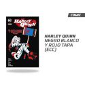 HARLEY QUINN NEGRO BLANCO Y ROJO TAPA DURA (ECC)