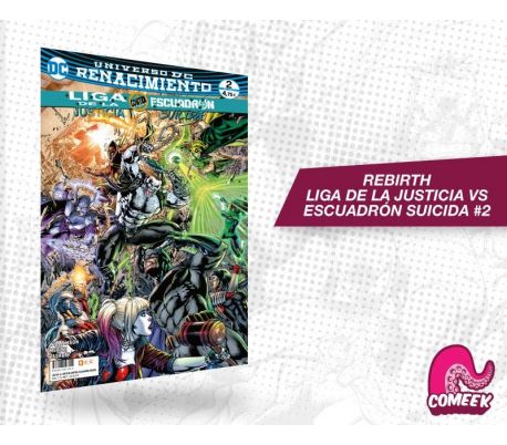 Liga de la Justicia contra El Escuadron Suicida número 2 rebirth