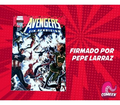 Avengers Sin Rendición número 1 Firmado