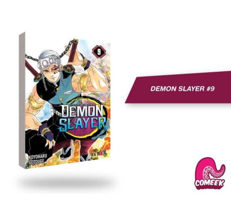 Manga Kimetsu No Yaiba (Demon Slayer) número 9