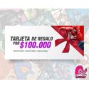 Tarjeta de Regalo por $100.000