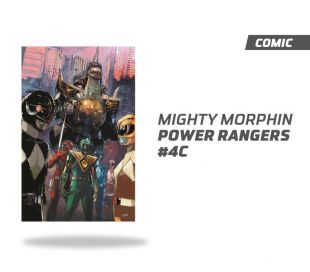 Mighty Morphin Powers Rangers número 4 portada C