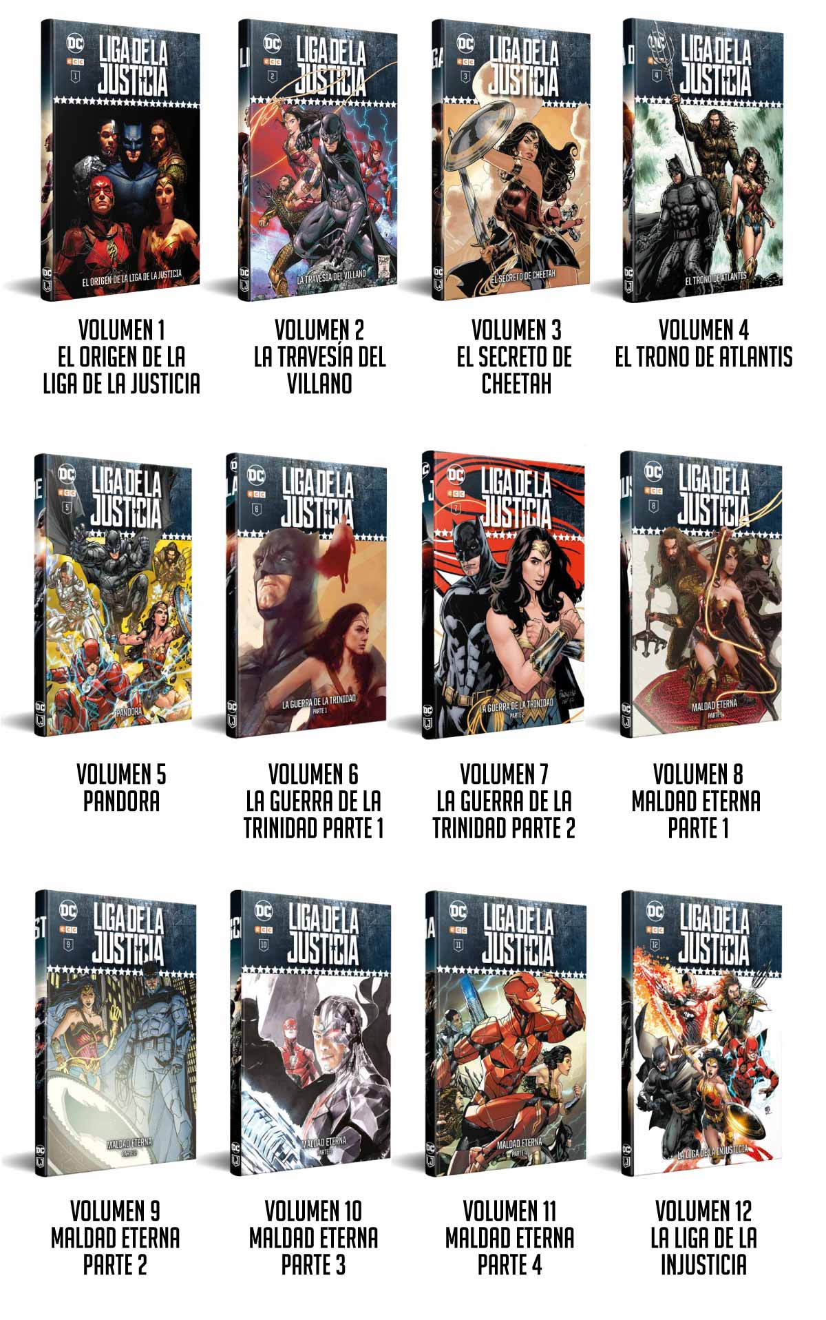 nueva colección de la liga de la justicia editorial Ecc