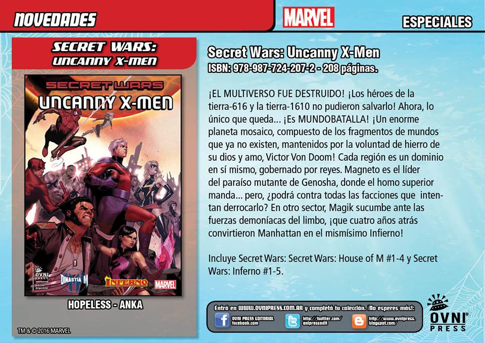 noveadades marvel marzo