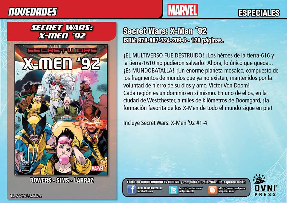 noveadades marvel marzo