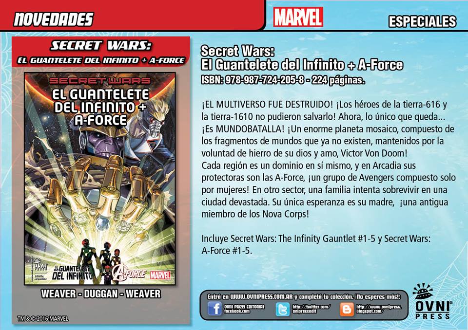 noveadades marvel marzo